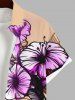 Tenue de Plage pour Couples en Feuilles et Fleurs Assorti Grande-Taille - Multi-A 