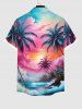 Short de Plage Grande Taille Imprimé Nuage et Vagues Colorés - Multi-A 