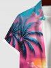 Short de Plage Grande Taille Imprimé Nuage et Vagues Colorés - Multi-A 