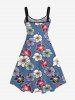 Tenue de Plage Grande Taille et Costume Imprimé Floral Coloré - Multi-A 