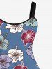 Tenue de Plage Grande Taille et Costume Imprimé Floral Coloré - Multi-A 
