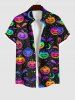 Halloween Costume Colorful Pumpkin Bat Moon Star Print Plus Size Matching Outfit For Couples -  