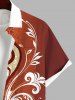 Costume D'affaire en Blocs de Couleurs et Imprimé Floral - Multi-A 