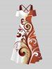 Costume D'affaire en Blocs de Couleurs et Imprimé Floral - Multi-A 