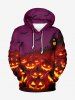 Ensemble Costume D'Halloween pour Couples en Forme de Chauve-Souris et Citrouille Grande Taille - Multi-A 