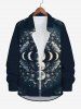Halloween Costume Moon Flowers Print Plus Size Matching Outfit For Couples -  