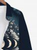 Halloween Costume Moon Flowers Print Plus Size Matching Outfit For Couples -  