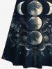 Halloween Costume Moon Flowers Print Plus Size Matching Outfit For Couples -  