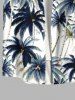 Rouleau Grande Taille à Imprimé Cocotiers et Peinture à Encre pour la Plage - Multi-A 