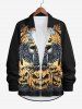 Halloween Costume Pumpkin Ghost Owl Tree Print Plus Size Matching Outfit For Couples -  