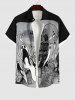 Ensemble de Costume D'Halloween Château Chaussette de Grande Taille pour Couples - Noir 