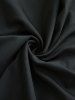 Plus Size Plaid Patchwork PU Leather Stripes Grommets Asymmetrical Skirt -  