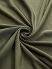 Plus Size Solid Color Lace Up Ruffles Ruched Poet Sleeves Dress -  