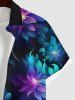 Flowers Ombre Glitter 3D Print Plus Size Matching Hawaii Beach Outfit For Couples -  