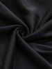 Ensemble Cape à Capuche Halloween Rose Colorée et Lacets Grande Taille - Noir 4X | US 26-28