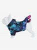 Pet's Ombre Coconut Tree Print Buttons Hawaii Shirt -  