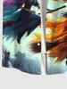Halloween Costume Wizard Broom Ombre Sky Cloud Print Plus Size Matching Set For Couples -  