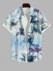 Costume de Plage Grande Taille Imprimé Ombre Cocotier pour la Plage - Multi-A 