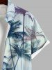 Costume de Plage Grande Taille Imprimé Ombre Cocotier pour la Plage - Multi-A 