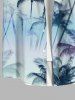 Costume de Plage Grande Taille Imprimé Ombre Cocotier pour la Plage - Multi-A 
