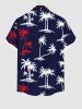 Coconut Tree Print Plus Size Matching Hawaii Beach Outfit For Couples -  