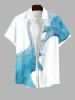 Costume de Plage Transparent Imprimé de Grande Taille pour Couples - Multi-A 