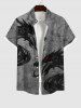Halloween Costume Dragon Floral Pattern Print Plus Size Matching Outfit For Couples -  