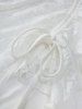 Plus Size Floral Lace Overlay Cinched Ruched Cross High Low Asymmetric Solid A Line Tank Dress -  