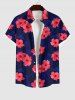Costume D'habit de Grande Taille Imprimée de Feuilles Tropicales - Multi-A 