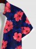 Costume D'habit de Grande Taille Imprimée de Feuilles Tropicales - Multi-A 