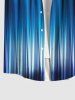 Plus Size Glitter Light Beam 3D Print Buttons Pocket Hawaii Shirt For Men -  