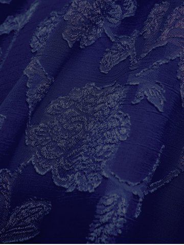 Plus Size Lace Up Grommets Ruffles Ruched Flowers Jacquard Crisscross Asymmetrical Tank Top