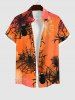 Ensemble Costume D'Halloween Imprimé Toile D'araignée Ombre Grande Taille pour Couples - Rouge 