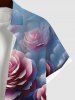 Contrastant Imprimé Rose Saint-Valentin Grande Taille pour la Plage - Rose clair 