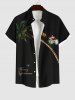 Christmas Sled Elk Santa Claus Coconut Tree Print Plus Size Matching Outfit For Couples -  