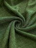 Plus Size Surplice Ruched Leaf Buckle Lace Trim Lettuce Hem Ribbed Textured Tank Top -  