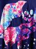 Plus Size Lip Printed Padded Boyleg Strappy Tankini Swimsuit -  
