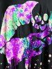 Plus Size Lip Printed Padded Boyleg Strappy Tankini Swimsuit -  