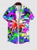Tenue de Plage Grande Taille Imprimé Cocotiers Colorés - Multi-A 