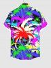 Tenue de Plage Grande Taille Imprimé Cocotiers Colorés - Multi-A 