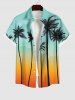 Contrastant Imprimé Cocotier Grande Taille pour la Plage - Multi-A 
