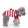 Pull à Capuche Animal Domestique Boule de Noël Imprimé en Laine - Rouge L
