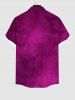 Glitter Sparkling Stars Christmas Tree Snowflake Tie Dye Ombre Print Plus Size Matching Set For Couples -  