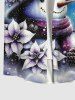 Christmas Hat Snowman Holy Fruit Leaf Galaxy Star Glitter 3D Print Plus Size Matching Outfit For Couples -  