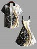 Plus Size Christmas Snowflake Curve Colorblock Print Tank Dress -  