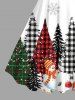 Robe Débardeur Imprimé Élément de Noël Grande Taille - Multi-A 3X
