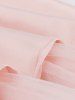 Robe Vintage à Bretelle en Couleur Unie à Ourlet en Dentelle - Rose clair XL