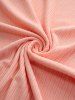 Plus Size Flowers Leaf Print Ruffles Ruched Twist Lettuce Hem High Low Dress -  