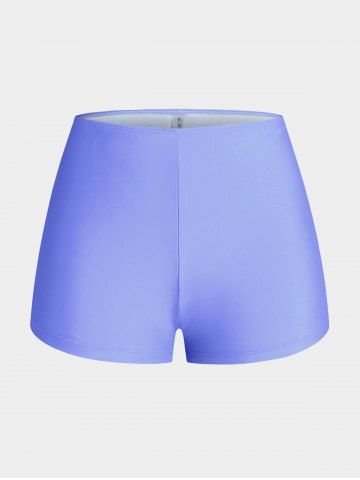 High Waist Rose Print Plus Size & Curve Modest Tankini Swimsuit