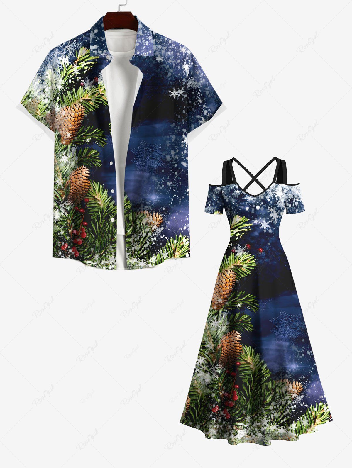 Ensemble Autocollants Décoratifs pour Couples de Flocons de Neige et 6 Pièces Motif Feuilles de Noël Grande-Taille Multi-A 
